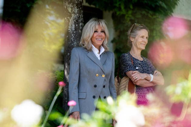 Frances Brigitte Macron takes part in a spouses program on the sidelines of the G7 summit in Yvoire, France, on June 16, 2026. Jeanne Accorsini, Pool Bestimage, Yvoire, France,detected_source_language  Copyright: xJeannexAccorsinix xPoolx xBestimagexJeannexAccorsinix xPoolx xBestimagex