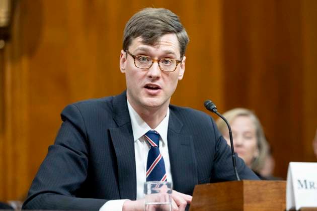 June 16, 2026, Washington, District Of Columbia, USA: HAL DUNCAN, nominee to be Deputy Director of the Office of Management and Budget (OMB), speaking at a hearing of the Senate Budget committee at the U.S. Capitol in Washington, D.C. Washington USA  - ZUMAb161 20260616_aap_b161_003 Copyright: xMichaelxBrochsteinx
