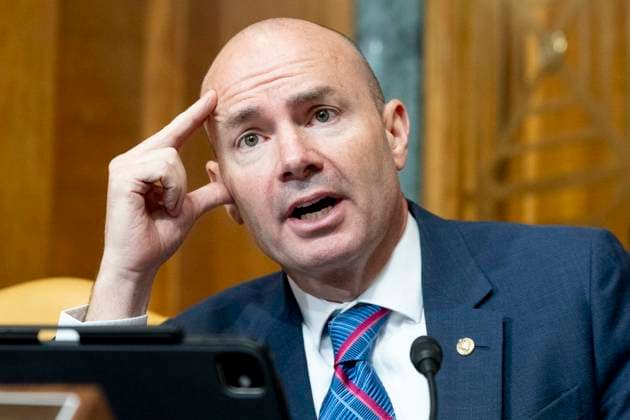 June 16, 2026, Washington, District Of Columbia, USA: U.S. Senator MIKE LEE (R-UT) speaking at a hearing of the Senate Budget committee at the U.S. Capitol in Washington, D.C. Washington USA  - ZUMAb161 20260616_aap_b161_004 Copyright: xMichaelxBrochsteinx