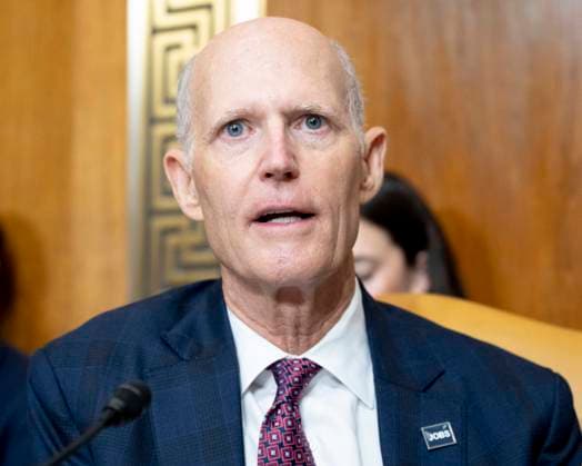 June 16, 2026, Washington, District Of Columbia, USA: U.S. Senator RICK SCOTT (R-FL) speaking at a hearing of the Senate Budget committee at the U.S. Capitol in Washington, D.C. Washington USA  - ZUMAb161 20260616_aap_b161_035 Copyright: xMichaelxBrochsteinx