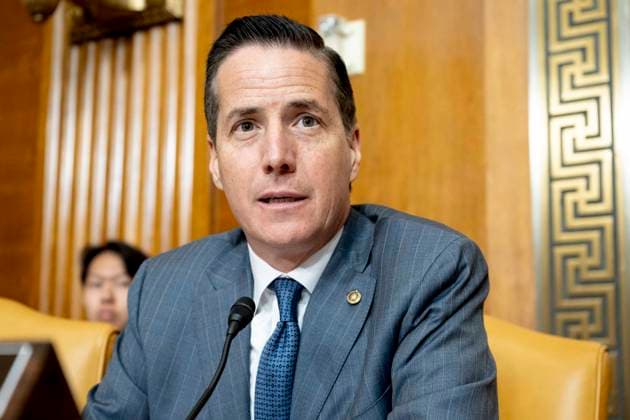 June 16, 2026, Washington, District Of Columbia, USA: U.S. Senator BERNIE MORENO (R-OH) speaking at a hearing of the Senate Budget committee at the U.S. Capitol in Washington, D.C. Washington USA  - ZUMAb161 20260616_aap_b161_030 Copyright: xMichaelxBrochsteinx