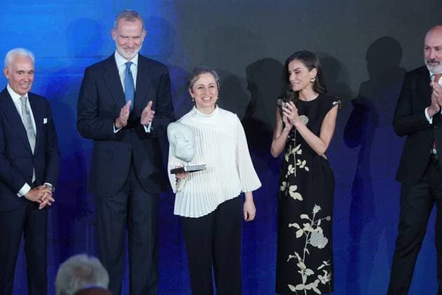 Spanish King Felipe VI and Queen Letizia attending 25 anniversary of El Confidencial in Madrid on Tuesday, 16 June 2026. Cordon Press 
