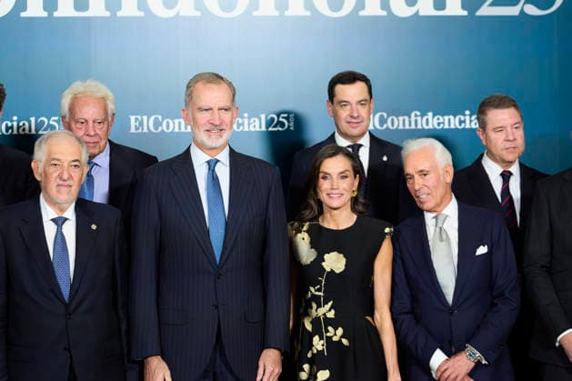 June 16, 2026, Madrid, Madrid, Spain: King Felipe VI of Spain, Queen Letizia of Spain attends 25th anniversary of the newspaper El Confidencial at Mandarin Oriental Ritz Hotel on June 16, 2026 in Madrid, Spain Madrid Spain  - ZUMAg15_ 20260616_zaf_g15_027 Copyright: xJackxAbuinx