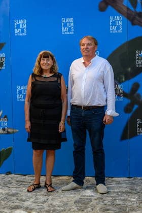 Croatia, Dubrovnik, Slano, 160626. The Slano Film Days festival opened, and on that occasion a Meeting with Guests and a grand opening were organized in the unique ambiance of the Prince s Palace. In the photo: Braco Dimitrijevic. Photo: Tonci Plazibat CROPIX Dubrovnik Croatia Copyright: xxToncixPlazibatx slano_film08-160626