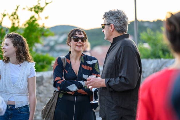 Croatia, Dubrovnik, Slano, 160626. The Slano Film Days festival opened, and on that occasion a Meeting with Guests and a grand opening were organized in the unique ambiance of the Prince s Palace. In the photo: Maggie Gyllenhaal. Photo: Tonci Plazibat CROPIX Dubrovnik Croatia Copyright: xxToncixPlazibatx slano_film35-160626