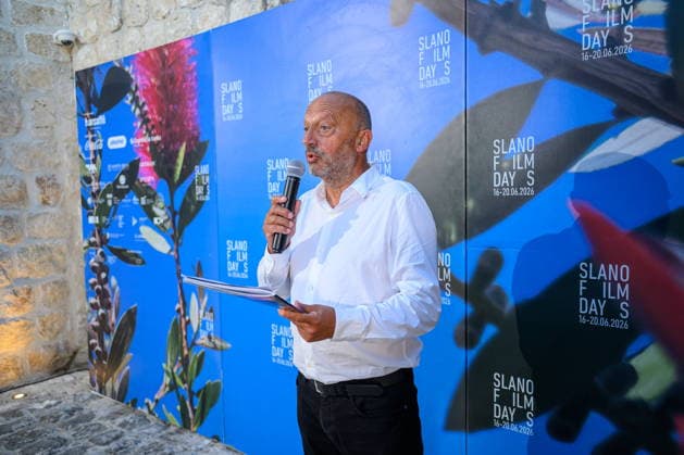 Croatia, Dubrovnik, Slano, 160626. The Slano Film Days festival opened, and on that occasion a Meeting with Guests and a grand opening were organized in the unique ambiance of the Prince s Palace. In the photo: Mirsad Purivatra. Photo: Tonci Plazibat CROPIX Dubrovnik Croatia Copyright: xxToncixPlazibatx slano_film39-160626
