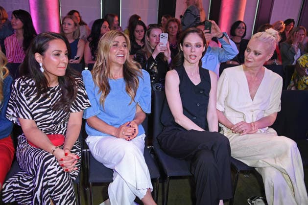 Nina Moghaddam, Panagiota Petridou, Coco Rocha, Franziska Knuppe bei der ERNSTING™S FAMILY FASHION SHOW HERBST WINTER 2026 im Empire Riverside Hotel in Hamburg am 16.06.2026 *** Nina Moghaddam, Panagiota Petridou, Coco Rocha, and Franziska Knuppe at the ERNSTING™S FAMILY FASHION SHOW FALL WINTER 2026 at the Empire Riverside Hotel in Hamburg on June 16, 2026 ,detected_source_language