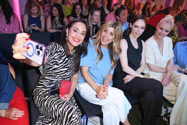 Nina Moghaddam, Panagiota Petridou, Coco Rocha, Franziska Knuppe bei der ERNSTING™S FAMILY FASHION SHOW HERBST WINTER 2026 im Empire Riverside Hotel in Hamburg am 16.06.2026 *** Nina Moghaddam, Panagiota Petridou, Coco Rocha, and Franziska Knuppe at the ERNSTING™S FAMILY FASHION SHOW FALL WINTER 2026 at the Empire Riverside Hotel in Hamburg on June 16, 2026 ,detected_source_language