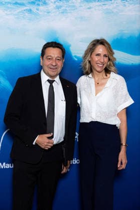 Maud Fontenoy Foundation s Ocean Gala Laurent Gerra, Maud Fontenoy attends Maud Fontenoy Foundation s Ocean Gala at Le Meurice on June 16, 2026 in Paris, France. Photo by Nasser Berzane ABACAPRESS.COM Paris France  Copyright: xBerzanexNasser ABACAx