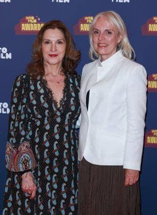 Celebrities At The Into Film Awards 2026 in London - 16 Jun 2026 Barbara Broccoli and Fiona Evans seen attending the Into Film Awards 2026 at Odeon Luxe Leicester Square in London. London United Kingdom Copyright: xBrettxCovex xSOPAxImagesx Barbara Fiona BDC_5242