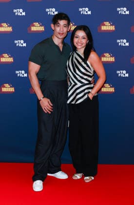 Celebrities At The Into Film Awards 2026 in London - 16 Jun 2026 Christopher Chung and Frances Mayli McCann seen attending the Into Film Awards 2026 at Odeon Luxe Leicester Square in London. London United Kingdom Copyright: xBrettxCovex xSOPAxImagesx Christopher Frances BDC_5281