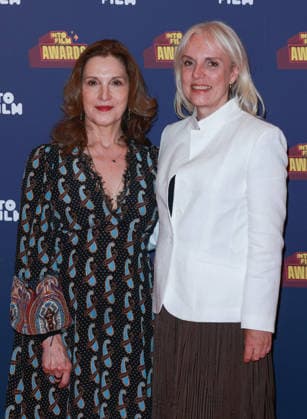 June 16, 2026, London, United Kingdom: Barbara Broccoli and Fiona Evans seen attending the Into Film Awards 2026 at Odeon Luxe Leicester Square in London. London United Kingdom  - ZUMAs197 20260616_aaa_s197_199 Copyright: xBrettxCovex
