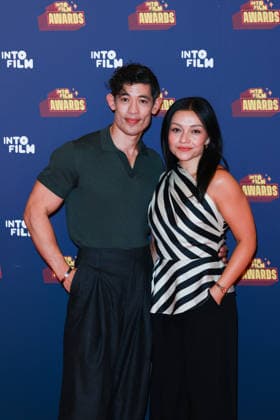 June 16, 2026, London, United Kingdom: Christopher Chung and Frances Mayli McCann seen attending the Into Film Awards 2026 at Odeon Luxe Leicester Square in London. London United Kingdom  - ZUMAs197 20260616_aaa_s197_216 Copyright: xBrettxCovex