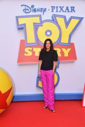 IPA85769349 - Rome, Teatro Sistina: Preview of the movie Toy Story 5. Pictured: Lindsey Collins  Copyright: xVincenzoxLandix xVincenzoxLandix 85769349