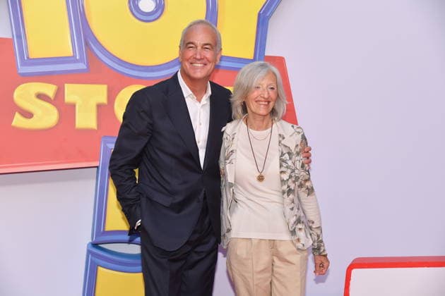 IPA85769494 - Rome, Teatro Sistina: Preview of the movie Toy Story 5. Pictured: Daniel Frigo and Fulvia Salvi  Copyright: xVincenzoxLandix xVincenzoxLandix 85769494