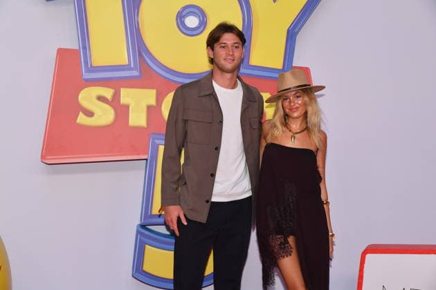 IPA85769665 - Rome, Teatro Sistina: Preview of the movie Toy Story 5. Pictured: Caroline Tronelli and Emanuele Meneschincheri  Copyright: xVincenzoxLandix xVincenzoxLandix 85769665