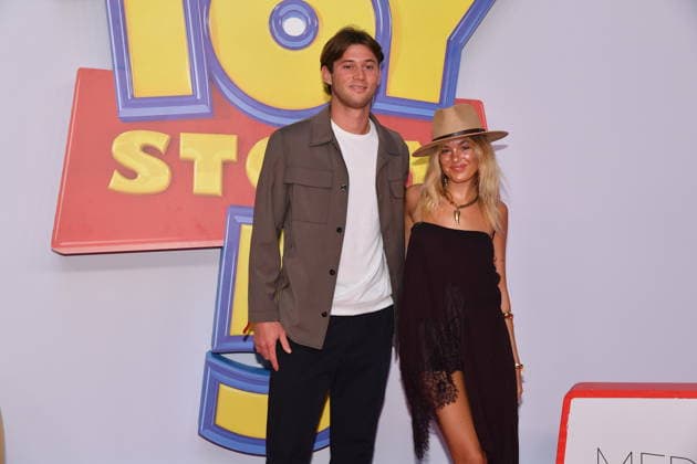 IPA85769669 - Rome, Teatro Sistina: Preview of the movie Toy Story 5. Pictured: Caroline Tronelli and Emanuele Meneschincheri  Copyright: xVincenzoxLandix xVincenzoxLandix 85769669