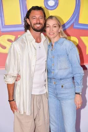 IPA85769677 - Rome, Teatro Sistina: Preview of the movie Toy Story 5. Pictured: Eleonora Abbagnato and Federico Balzaretti  Copyright: xVincenzoxLandix xVincenzoxLandix 85769677