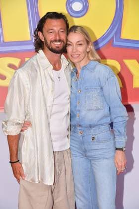 IPA85769679 - Rome, Teatro Sistina: Preview of the movie Toy Story 5. Pictured: Eleonora Abbagnato and Federico Balzaretti  Copyright: xVincenzoxLandix xVincenzoxLandix 85769679