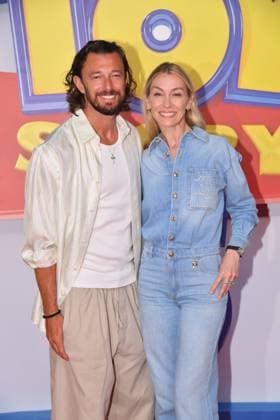 IPA85769682 - Rome, Teatro Sistina: Preview of the movie Toy Story 5. Pictured: Eleonora Abbagnato and Federico Balzaretti  Copyright: xVincenzoxLandix xVincenzoxLandix 85769682