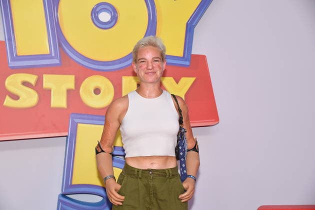 IPA85769689 - Rome, Teatro Sistina: Preview of the movie Toy Story 5. Pictured: Bebe Vio  Copyright: xVincenzoxLandix xVincenzoxLandix 85769689