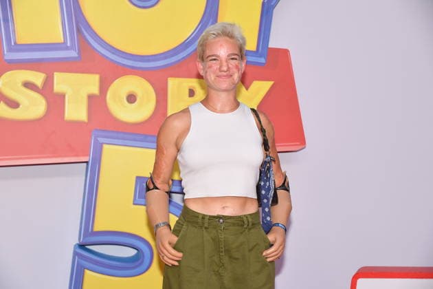 IPA85769690 - Rome, Teatro Sistina: Preview of the movie Toy Story 5. Pictured: Bebe Vio  Copyright: xVincenzoxLandix xVincenzoxLandix 85769690