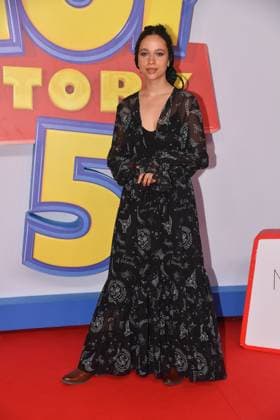 IPA85769764 - Rome, Teatro Sistina: Preview of the movie Toy Story 5. Pictured: Antonia Fotaras  Copyright: xVincenzoxLandix xVincenzoxLandix 85769764