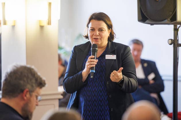 16.06.2026 - Die SPD-Landtagsfraktion von Mecklenburg-Vorpommern hatte zu einem kommunalpolitischen Abend nach Ueckermünde in die Strandhalle eingeladen. Ministerin für Soziales, Gesundheit und Sport Stefanie Drese (SPD) Seebad Ueckermünde Mecklenburg-Vorpommern Deutschland *** June 16, 2026 The SPD state parliamentary group of Mecklenburg-Western Pomerania had invited guests to an evening event on local politics at the Strandhalle in Ueckermünde. Stefanie Drese, Minister of Social Affairs, Health, and Sports (SPD), Seebad Ueckermünde, Mecklenburg-Western Pomerania, Germany,detected_source_language