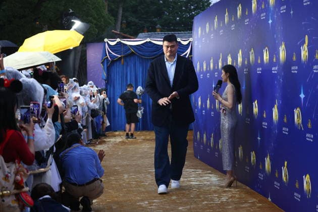 SHANGHAI, CHINA - JUNE 15: Chinese basketball legend Yao Ming attends the special gala for the 10th anniversary celebration of Shanghai Disney Resort on June 15, 2026 in Shanghai, China. A celebration was held on June 15 to mark the 10th anniversary of Shanghai Disney Resort, which first opened to visitors on June 16, 2016.  Copyright: xVCGx 111648593072