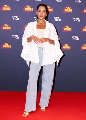 Saffron Hocking attends the Into Film Awards 2026 at Odeon Luxe Leicester Square in London, England. UK. Tuesday 16th June 2026. Copyright: xJamesxWarrenx ae7n1563