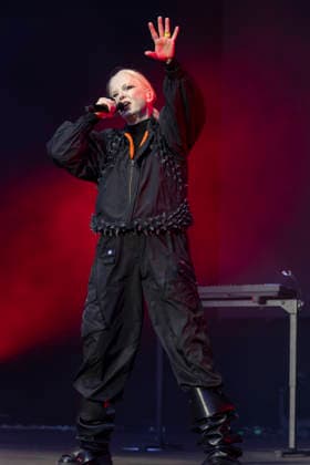 Garbage live at Piece Hall in Halifax, UK, 16 June 2026 Garbage performing live at Piece Hall in Halifax, UK on 16 June 2026. The American band consist of Scottish Shirley Manson in vocals, and American musicians Duke Erikson, Steve Marker and Butch Vig., Credit:Mike Gray MIKE GRAY - B4227 Avalon Halifax, United Kingdom  Copyright: xMikexGrayx xMIKExGRAYx-xB4227x xAvalonx 1110630822