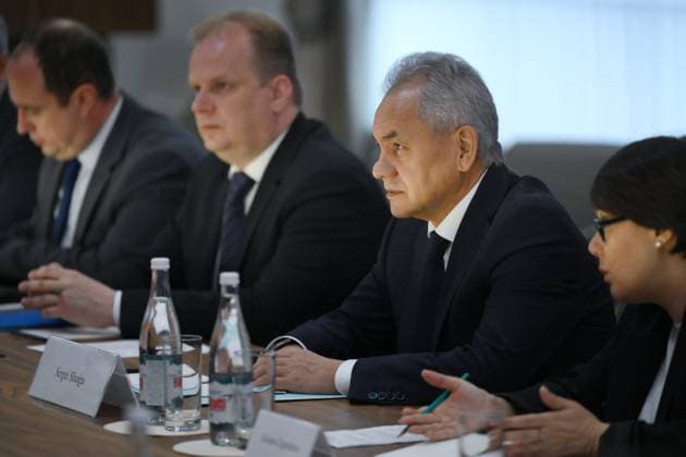 Russia Turkey 9190465 17.06.2026 Russian Security Council Secretary Sergei Shoigu attends a meeting with Turkish Foreign Minister Hakan Fidan in Moscow, Russia. Grigory Sysoev Sputnik Moscow Russia  Copyright: xGrigoryxSysoevx