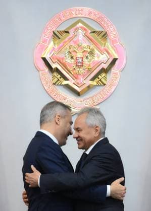 Russia Turkey 9190475 17.06.2026 Russian Security Council Secretary Sergei Shoigu welcomes Turkish Foreign Minister Hakan Fidan before a meeting in Moscow, Russia. Grigory Sysoev Sputnik Moscow Russia  Copyright: xGrigoryxSysoevx