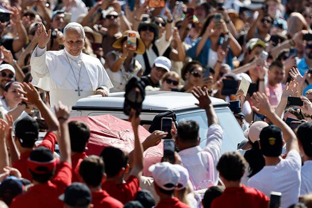 June 17, 2026, Vatican City, ITALIA ROMA: Pope Leo XIV during the weekly general audience in Saint Peters Square, Vatican City, 17 June 2026. ANSA ANGELO CARCONI. Vatican City ITALIA ROMA  - ZUMAa110 20260617_zaf_a110_002 Copyright: xAngeloxCarconix