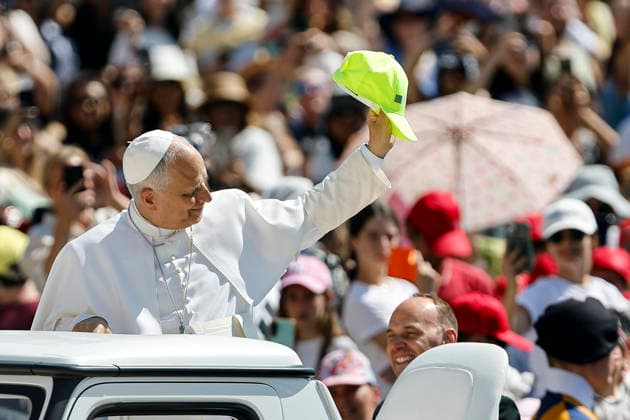 June 17, 2026, Vatican City, ITALIA ROMA: Pope Leo XIV during the weekly general audience in Saint Peters Square, Vatican City, 17 June 2026. ANSA ANGELO CARCONI. Vatican City ITALIA ROMA  - ZUMAa110 20260617_zaf_a110_004 Copyright: xAngeloxCarconix