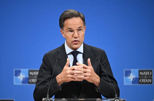 NATO Secretary General Mark Rutte BRUSSELS, BELGIUM - JUNE 17: NATO Secretary General Mark Rutte holds a press conference at the NATO Headquarters ahead of the upcoming NATO Defence Ministers Meeting in Brussels, Belgium, on Wednesday, June 17, 2026. Dursun Aydemir Anadolu Brussels Belgium. Editorial use only. Please get in touch for any other usage.  Copyright: x2026xAnadoluxDursunxAydemirx