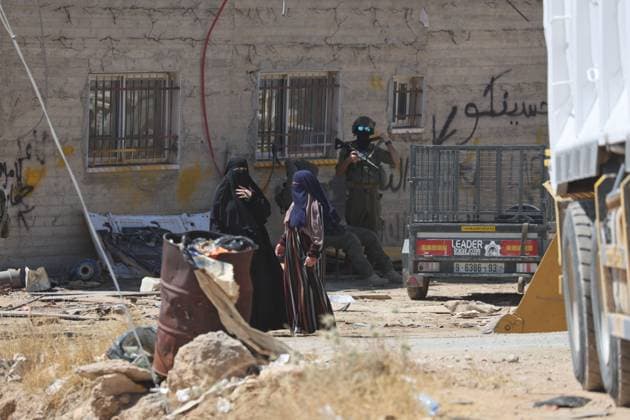 Israeli Forces Demolish Palestinian Family Home in Masafer Yatta MASAFER YATTA, WEST BANK JUNE 17, 2026: Israeli occupation forces demolished a Palestinian family home in the village of Deirat, in the Masafer Yatta area south of Hebron, displacing a couple and their five children. Israeli authorities said the structure was built without a permit. The demolition is part of ongoing disputes over construction and land use in the area. Photo by Mosab Shawer JNA Press (Photo by Mosab shawer JNA Press via Nexpher Images) MASAFER YATTA