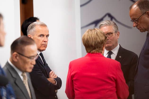 June 17, 2026, Evian-Les-Bains, France: Prime Minister Mark Carney looks on ahead of a G7 working session at the G7 summit in Evian-les-Bains, France, on Wednesday, June 17, 2026. Evian-Les-Bains France  - ZUMAc35_ 20260617_zaf_c35_014 Copyright: xChristopherxKatsarovx