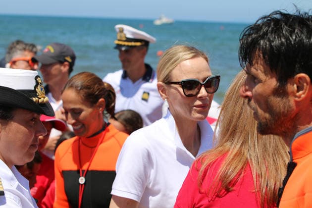 IPA85782829 - Viareggio: Event hosted by the Charlene of Monaco Foundation. Pictured: Princess Charlene of Monaco  Copyright: xIacopoxGianninix xx 85782829