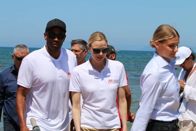 IPA85782836 - Viareggio: Event hosted by the Charlene of Monaco Foundation. Pictured: Princess Charlene of Monaco  Copyright: xIacopoxGianninix xx 85782836