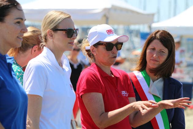 IPA85782907 - Viareggio event hosted by the Princess Charlene of Monaco Foundation. Pictured: Princess Charlene of Monaco  Copyright: xIacopoxGianninix xx 85782907