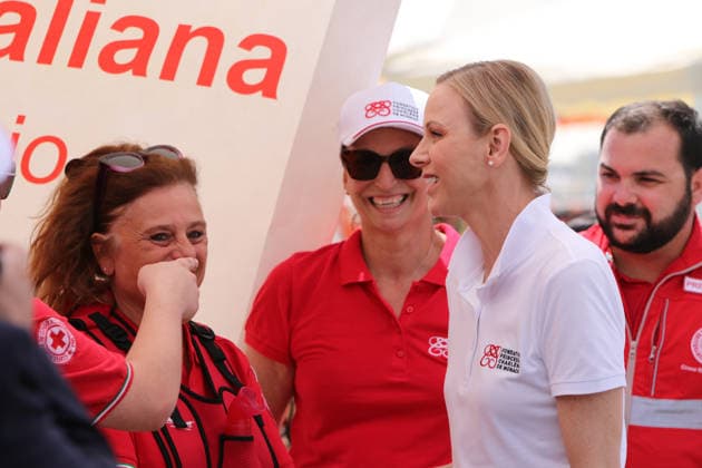 IPA85782974 - Viareggio event hosted by the Princess Charlene of Monaco Foundation. Pictured: Princess Charlene of Monaco  Copyright: xIacopoxGianninix xx 85782974