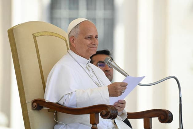 ITALY - POPE LEO XIV DURING THE WEEKLY GENERAL AUDIENCE AT ST PETER S SQUARE IN THE VATICAN- 2026 6 17 Italy, Rome, Vatican, 2026 6 17 Pope Leo XIV during the weekly general audience at St Peter s Square in the Vatican EDITORIAL USE ONLY - NO BOOKS Copyright: xVATICANxMEDIAx