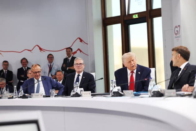 Prime Minister Keir Starmer attends G7 Leaders Summit in Evian 17 06 2026. Evian, France. Prime Minister Keir Starmer during the ˜Reviving a balanced, shared and sustainable economic growth for all™ working session as he attends day three of the G7 Leaders Summit with his wife Victoria, hosted by French President Emmanuel Macron in Evian., Credit:Ben Perry B66 Avalon France, Greater London, Evian, 10 Downing Street  Copyright: xBenxPerryx xB66x xAvalonx 1110745931