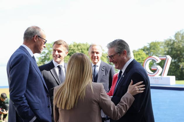 Prime Minister Keir Starmer attends G7 Leaders Summit in Evian 17 06 2026. Evian, France. Prime Minister Keir Starmer during the ˜Reviving a balanced, shared and sustainable economic growth for all™ working session as he attends day three of the G7 Leaders Summit with his wife Victoria, hosted by French President Emmanuel Macron in Evian., Credit:Ben Perry B66 Avalon France, Greater London, Evian, 10 Downing Street  Copyright: xBenxPerryx xB66x xAvalonx 1110745958