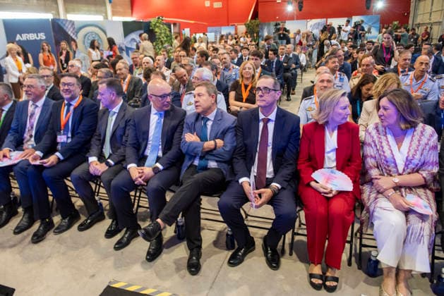 Page Inaugurates the New Airbus Digital Campus in Albacete Inauguration of the new Airbus Digital Campus on June 17, 2026, in Albacete, Castilla-La Mancha, Spain Airbus inaugurates its new Digital Campus, a center dedicated to training and the development of technological solutions for the aerospace sector. The facility strengthens the company’s industrial and innovation presence in Castilla-La Mancha. JUNE 17, 2026 Víctor Ferná Albacete, Castilla-La Mancha Albacete, Castilla-La Mancha, Spain,detected_source_language  Copyright: xVictorxFernandezx 7603809