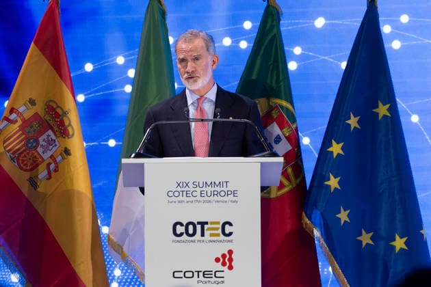 June 17, 2026, Venice, Rome, Italy: Address by HM Felipe VI, King of Spain, on the occasion of the 19th COTEC Symposium. Venice, 17 06 2026 Venice Italy  - ZUMAa289 20260617_zia_a289_071 Copyright: xFrancescoxAmmendolax xAgfx