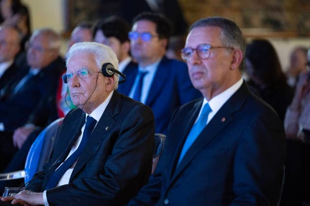 June 17, 2026, Venice, Rome, Italy: President of the Republic Sergio Mattarella with His Excellency Antonio Joso Seguro, President of the Portuguese Republic, at the 19th COTEC Symposium. Venice, 17 06 2026 Venice Italy  - ZUMAa289 20260617_zia_a289_076 Copyright: xFrancescoxAmmendolax xAgfx