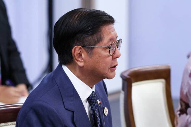 RUSSIA, REPUBLIC OF TATARSTAN - JUNE 17, 2026: Bongbong Marcos Jr, President of the Philippines, looks on during a meeting with Russia s President Vladimir Putin on the sidelines of the 2026 Russia-ASEAN Summit at the Kazan Expo Exhibition Centre in Bolshiye Kabany, southeast of Kazan Russia  - ZUMAt113 20260617_zaa_t113_302 Copyright: xAlexanderxShcherbakx