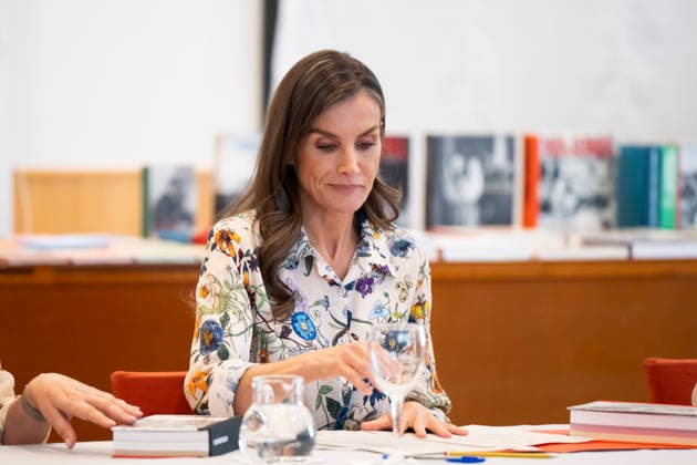 Queen Letizia Of Spain Visits Students Residence in Madrid, Spain - 17 Jun 2026 Queen Letizia Of Spain attends a meeting of the Board of Trustees of the Students Residence (Residencia de Estudiantes) in Madrid.. Madrid Spain Copyright: xAtilanoxGarciax xSOPAxImagesx photos23796